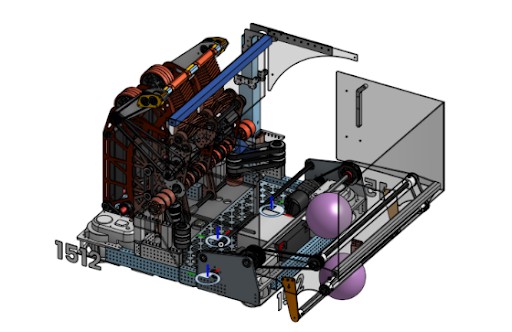 FRC robot CAD, 11th grade